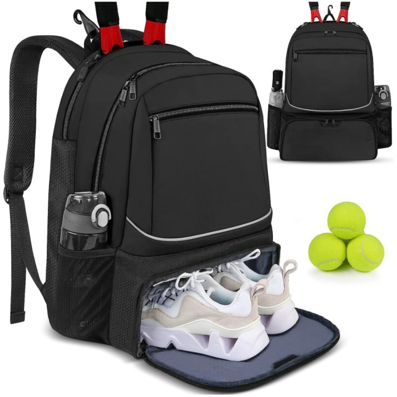Badminton Equipment - Büyük Kapasiteli Tenis Sırt Çantası Spor
